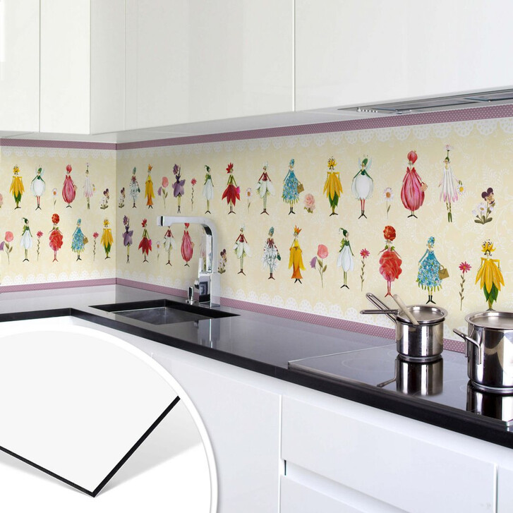 Küchenrückwand - Alu Dibond - Leffler - Blütenelfen - WA134350