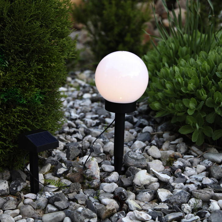 Solar- Gartenkugel Globus, mit Sensor und LED, Ø 150 mm - CL109548