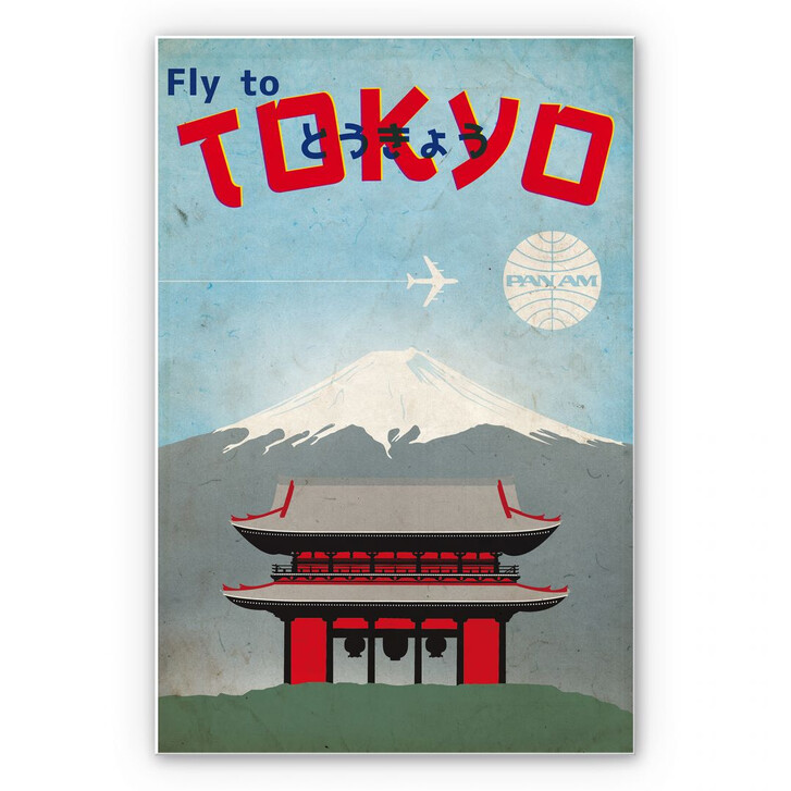 Wandbild PAN AM - Fly to Tokyo - WA195099