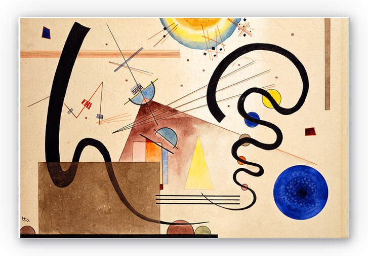 Wandbild Kandinsky - Zwei Bewegungen - WA250450