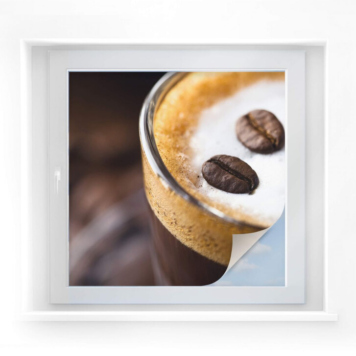 Sichtschutzfolie Coffee 2 - quadratisch - WA174511