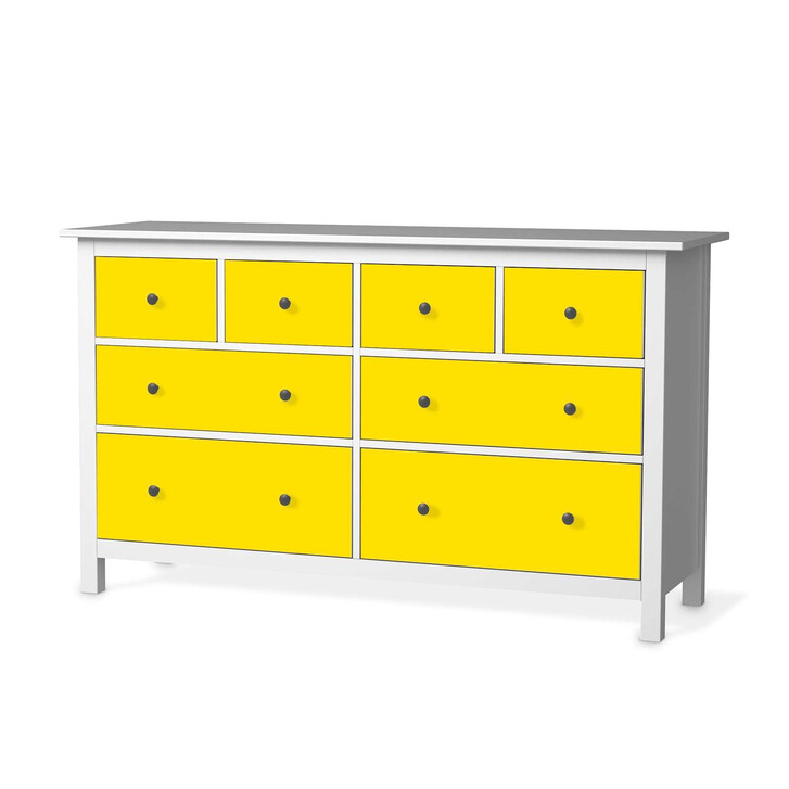 Möbelfolie IKEA Hemnes Kommode 8 Schubladen - Gelb Dark - CR114848