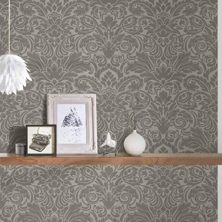Architects Paper Vliestapete Luxury wallpaper grau, metallic - WA114403