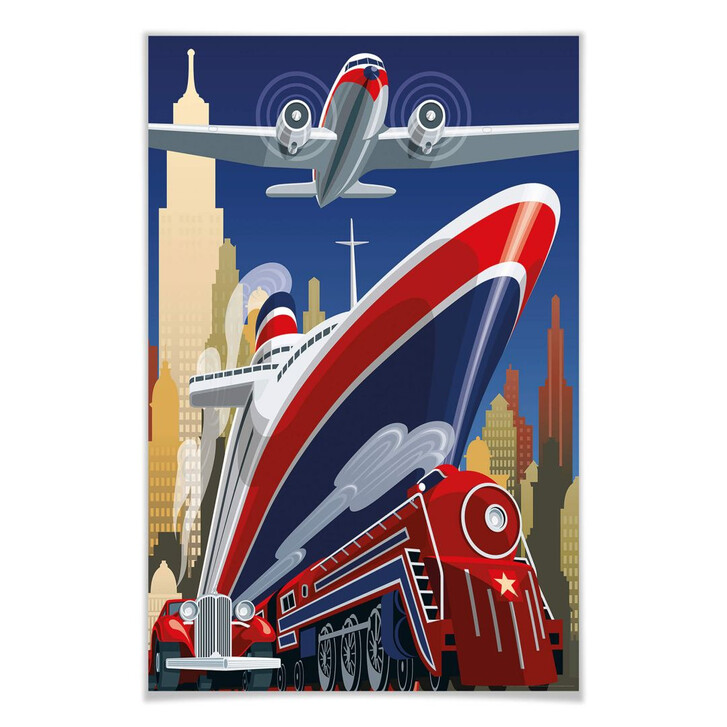 Giant Art® XXL-Poster Point of Departure - 115x175cm - WA295214