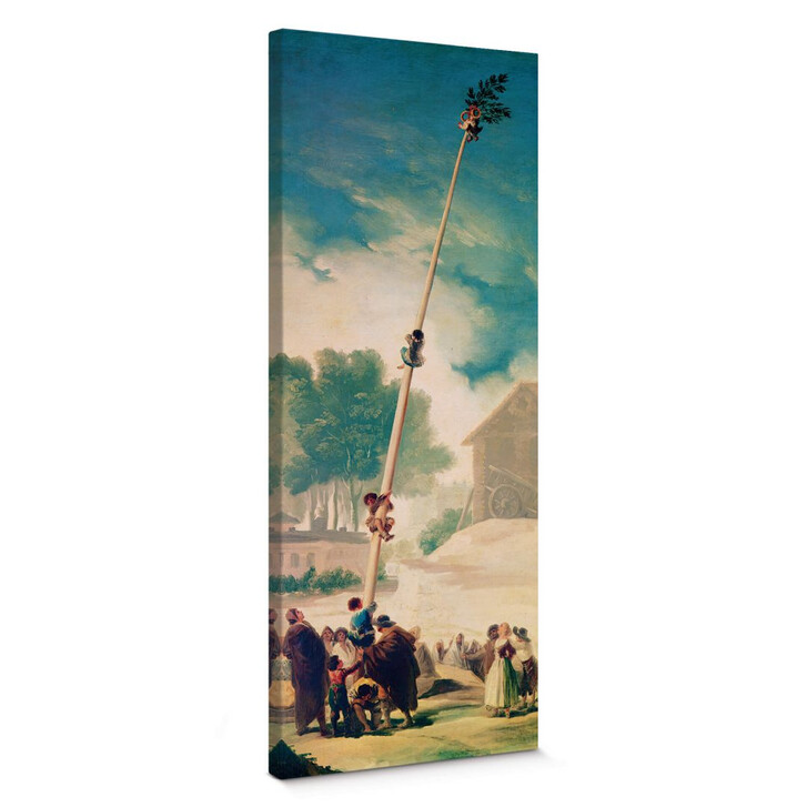 Leinwandbild de Goya - Der Maibaum - WA147144