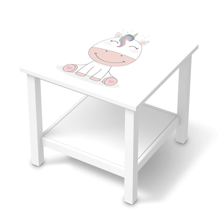 Möbel Klebefolie IKEA Hemnes Tisch 55x55cm - Baby Unicorn - CR113511