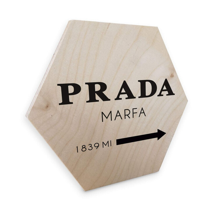 Hexagon - Holz Birke-Furnier - Prada Marfa - WA263394