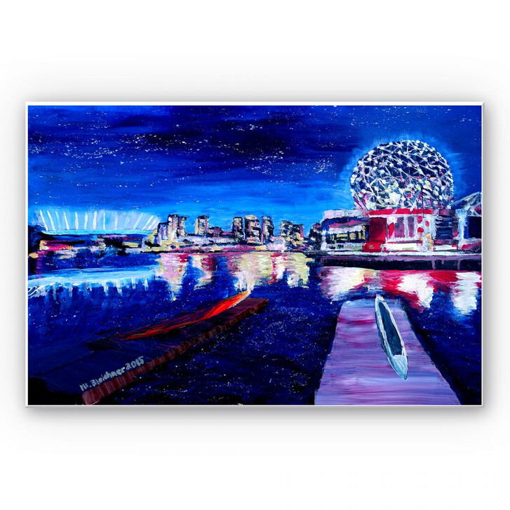 Wandbild Bleichner - Vancouver bei Nacht - WA191560