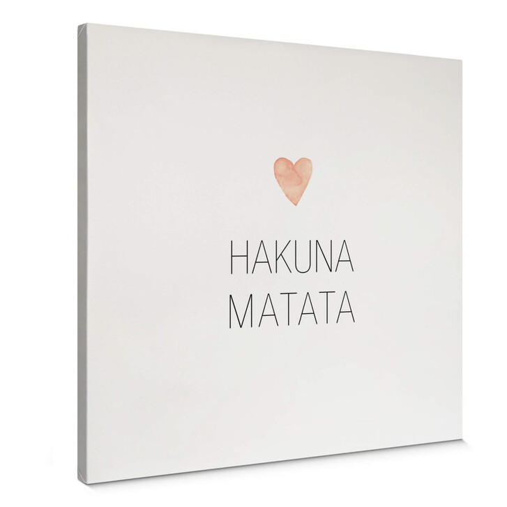 Leinwandbild Confetti & Cream - Hakuna Matata - WA245590