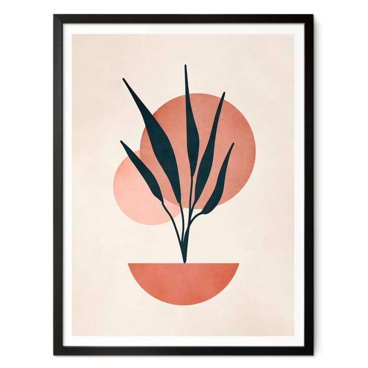 Poster Abstrakte Pflanze - Kubistika - Kopenhagen - WA354973