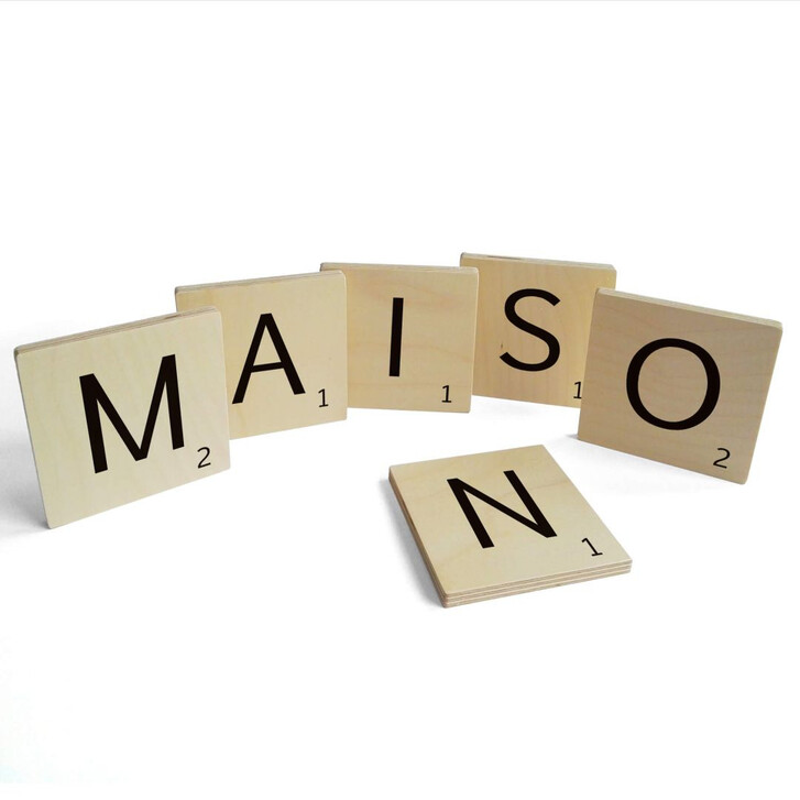 Holzbuchstaben Buchstabensteine Maison - WA306410