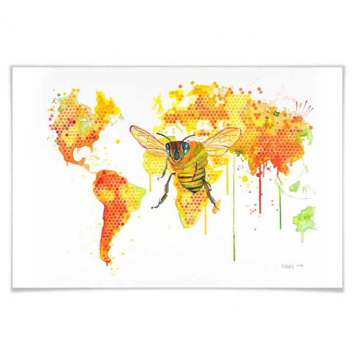 Poster Buttafly - Bees World - WA158468