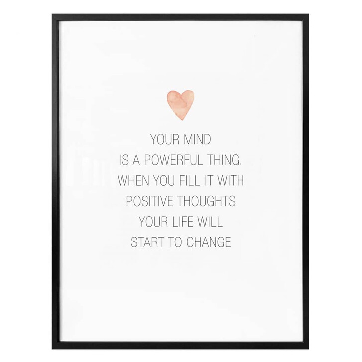 Poster Confetti & Cream - Your mind is a powerful thing - WA322899