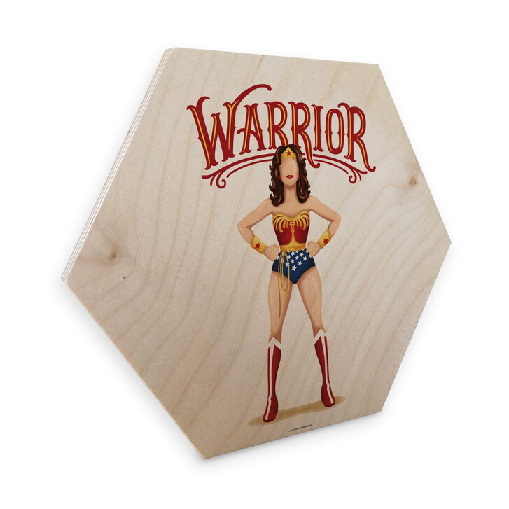 Hexagon - Holz Birke-Furnier Tohmé - Wonderwoman - WA274222