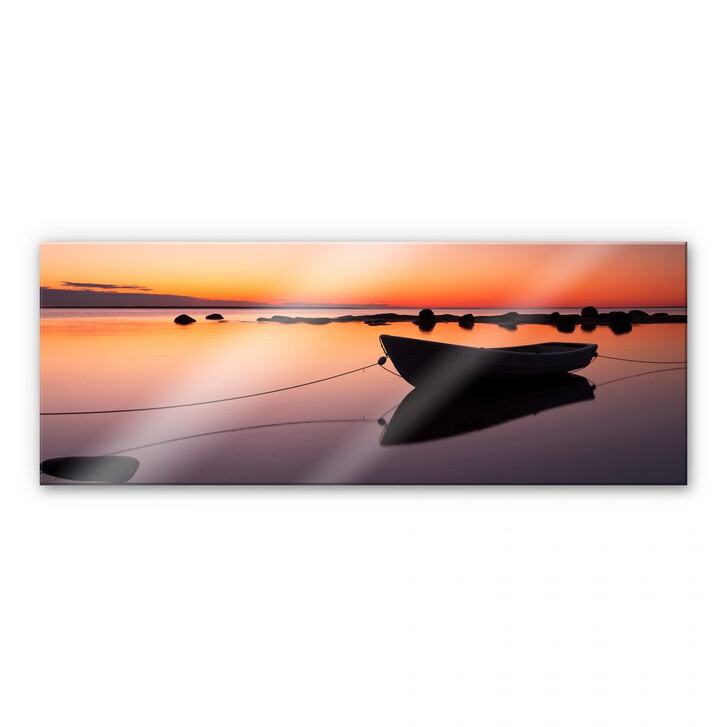 Acrylglasbild Stille See - Panorama - WA111204