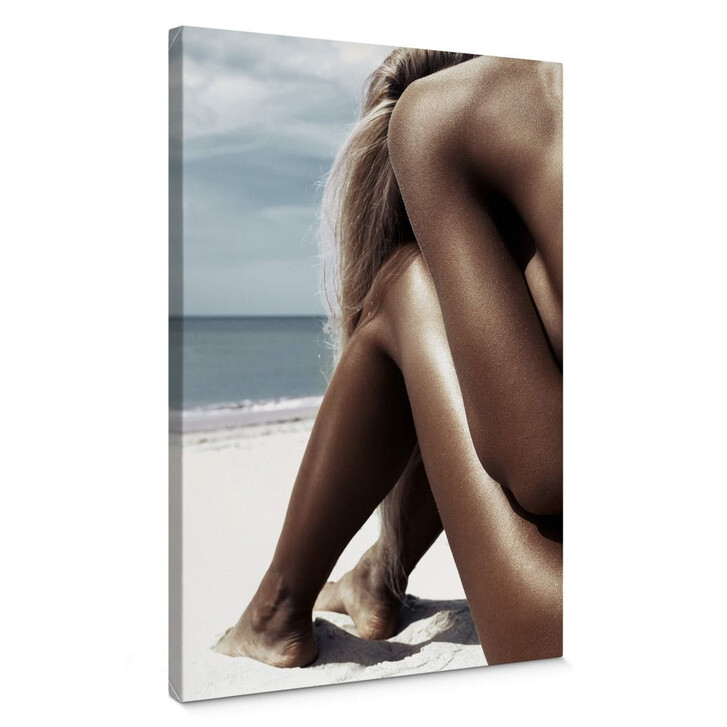 Leinwandbild Stefanovicius - Nackt am Strand - WA278236