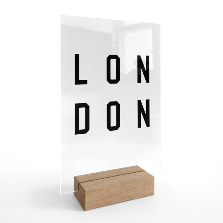 Tischaufsteller Typografie London - WA324159