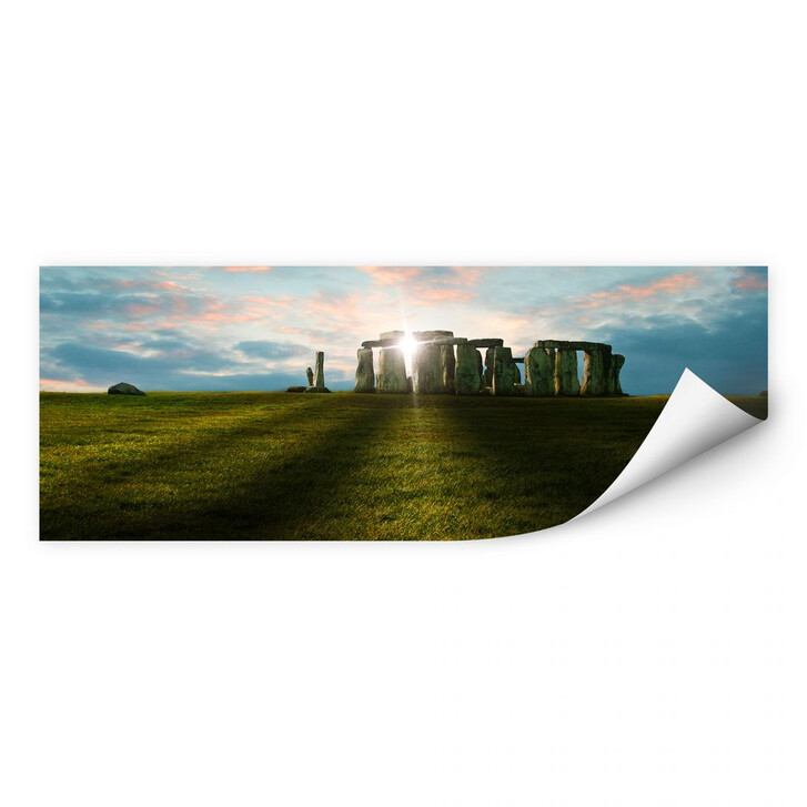 Wallprint Stonehenge im Sonnenuntergang- Panorama - WA189459