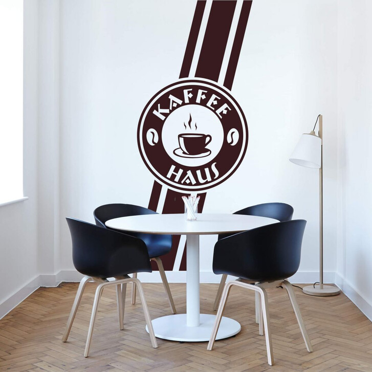 Wandtattoo Banner Kaffee Haus - WA205805