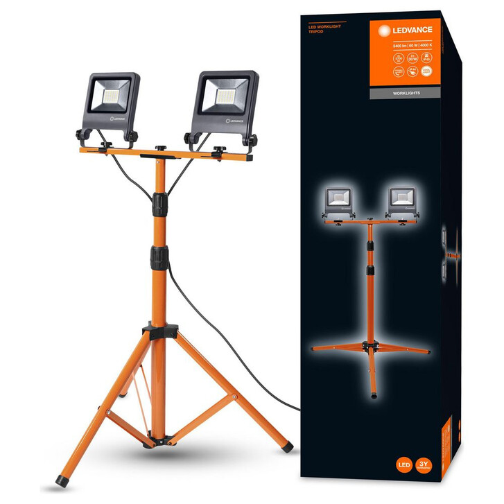LED Strahler in Orange und Dunkelgrau 60W 5400lm IP65 - CL129656
