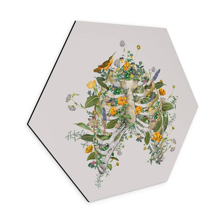 Hexagon Wandbild Frida Floral Studio - Thorax Floral - Alu-Dibond - WA353221