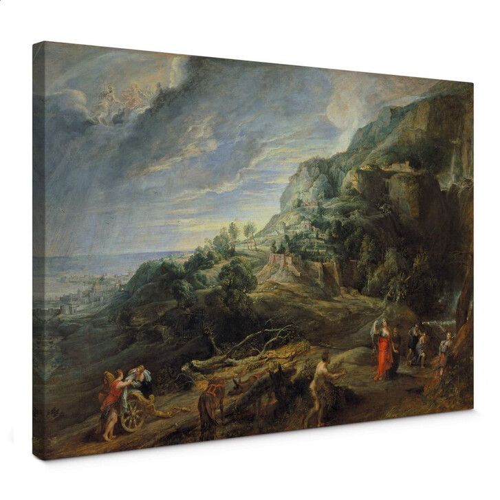 Leinwandbild Rubens - Odysseus auf der Insel Feaci - WA144471