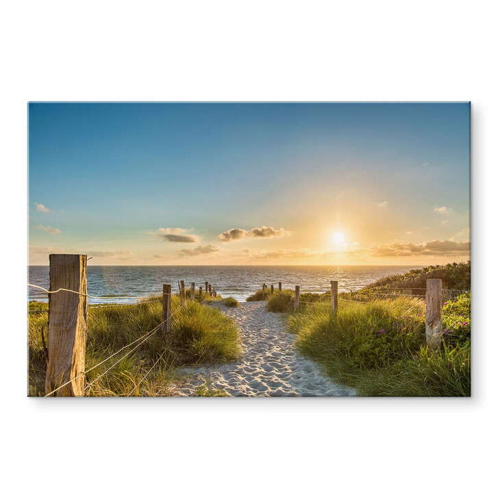 Acrylglasbild Sonnenuntergang an der Ostsee - WA244207