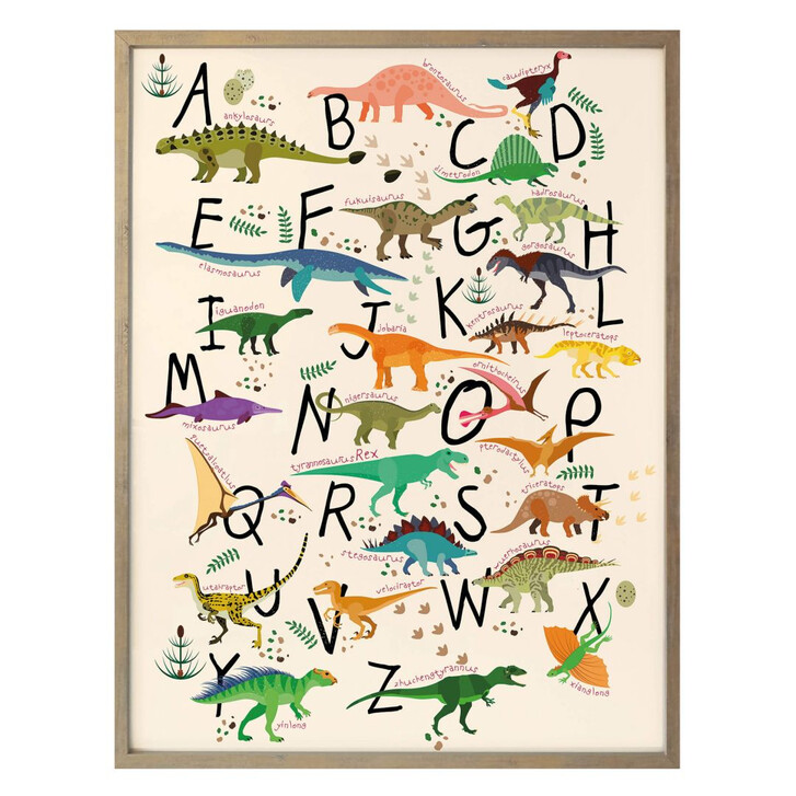 Poster - Dinosaurier Alphabet - WA237295