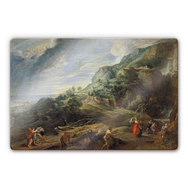 Glasbild Rubens - Odysseus auf der Insel Feaci - WA127139