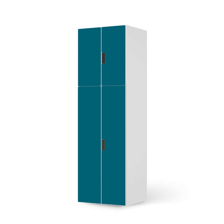 Möbelfolie IKEA Stuva / Malad - 2 grosse Türen und 2 kleine Türen - Türkisgrün Dark - CR118711
