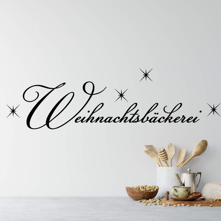 Wandtattoo Weihnachtsbäckerei - WA221001