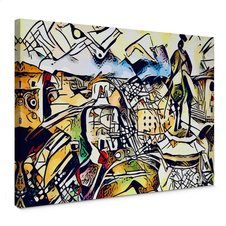 Leinwandbild Zamart - Kandinsky trifft Rom - WA335272