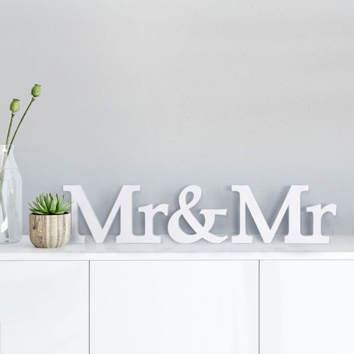 Dekobuchstaben 3D Mr & Mr serife - WA115594