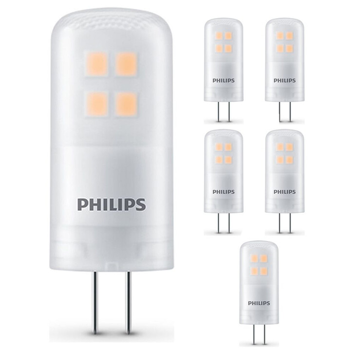 Philips LED Lampe ersetzt 20W, G4 Brenner, warmweiss, 205 Lumen, nicht dimmbar, 6er Pack Energieklasse A&& - CL127575