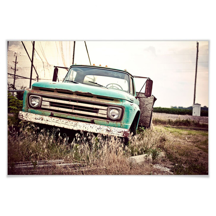 Poster American rusted Truck - WA157069