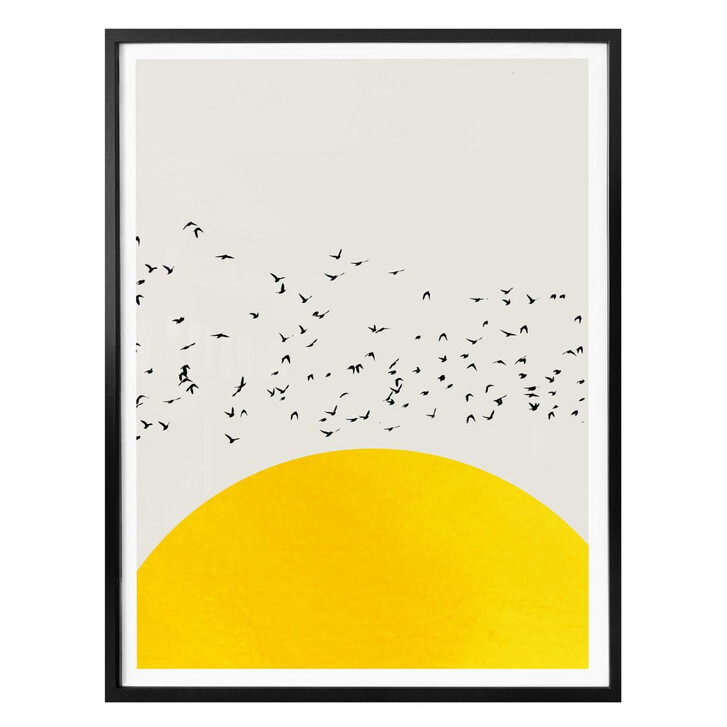 Poster Kubistika - Tausende Vögel - WA258366