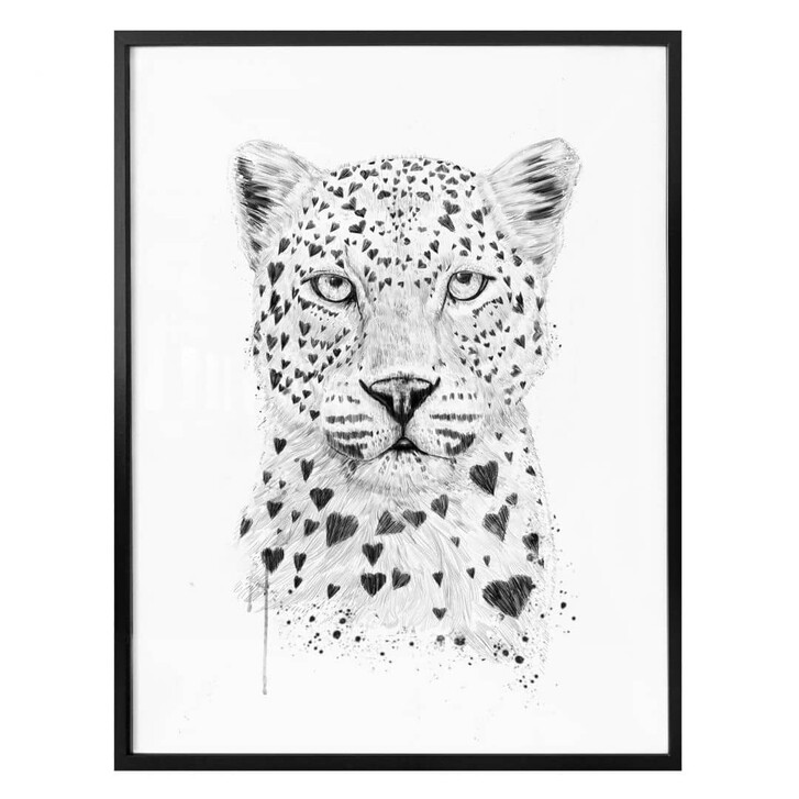 Poster Solti - Liebevoller Leopard - WA318428
