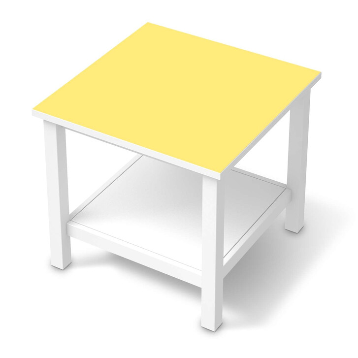Möbel Klebefolie IKEA Hemnes Tisch 55x55cm - Gelb Light - CR113553