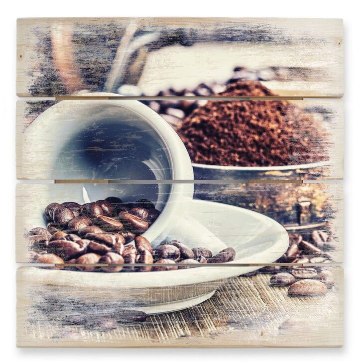 Holzbild Kaffeeträume - WA132125