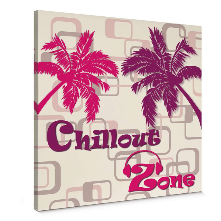 Leinwandbild Chillout Zone Pink - WA137732