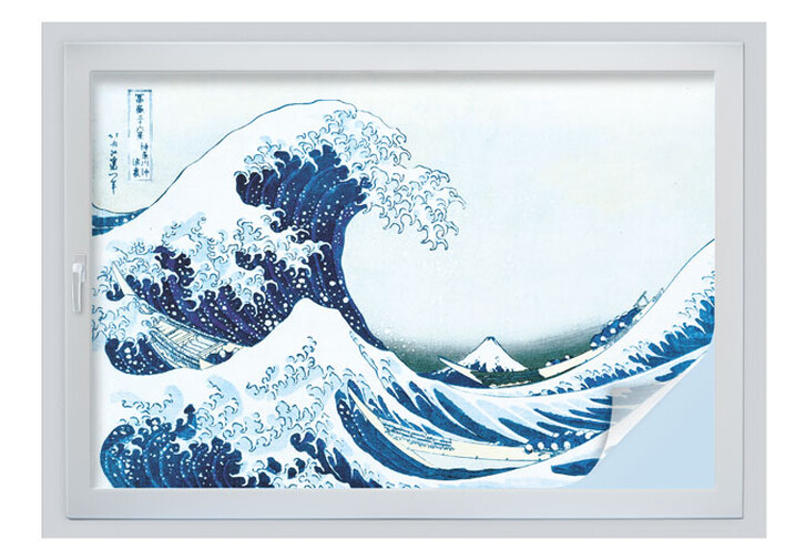 Sichtschutzfolie Hokusai - Die grosse Welle - WA293454