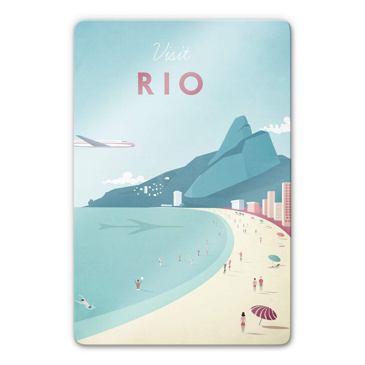 Glasbild Rivers - Rio de Janeiro - WA272375