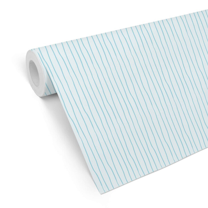 Mustertapete Stripes - blau - WA311470