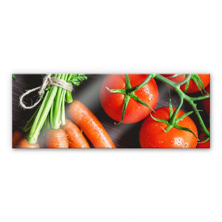 Acrylglasbild Fresh Cooking - Panorama - WA108477