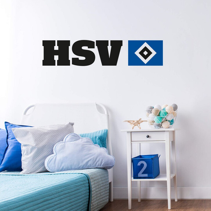 Wandsticker HSV Logo mit Schriftzug - WA200580