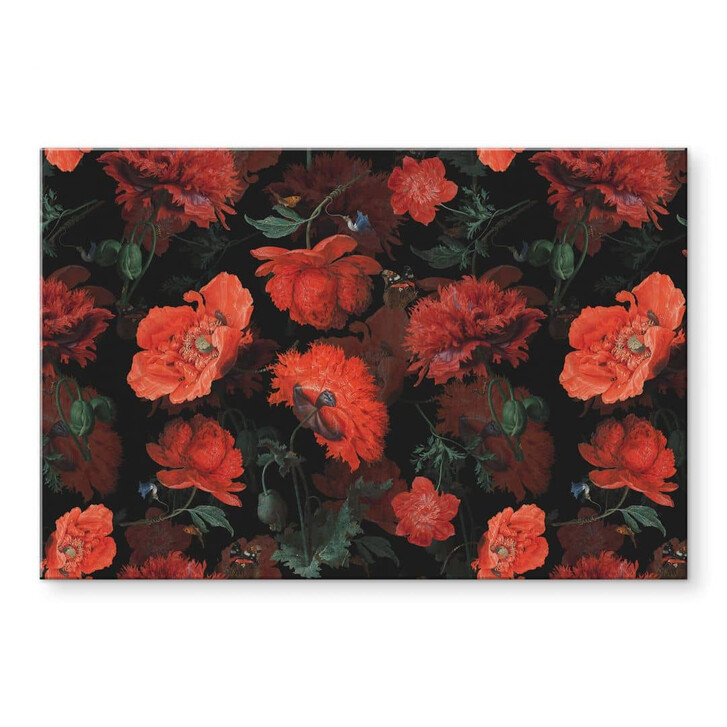 Acrylglasbild UN Designs - Rote Blüten - WA325391