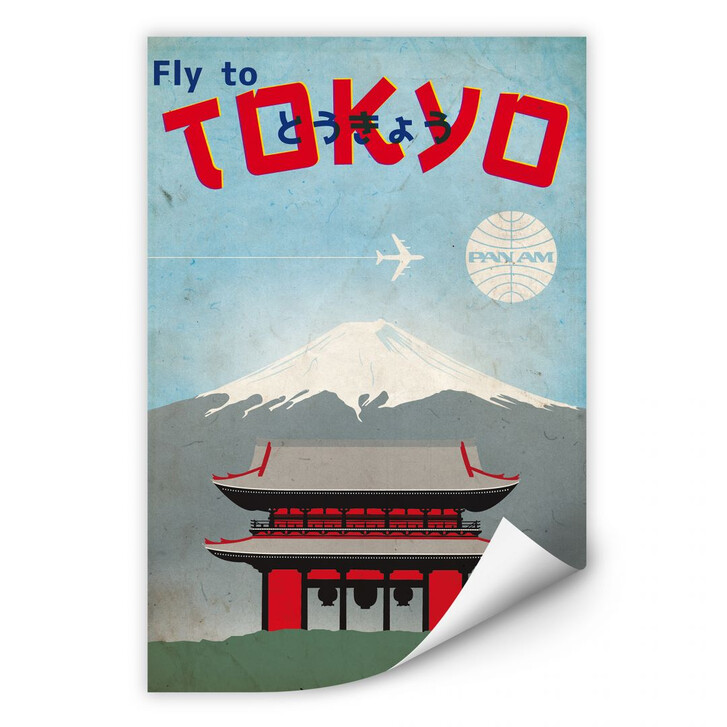 Wallprint PAN AM - Fly to Tokyo - WA187922