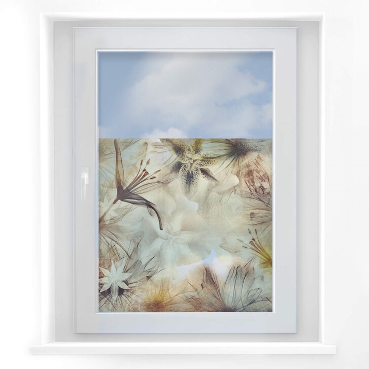 Fensterbild Foggy Flowers - WA117206