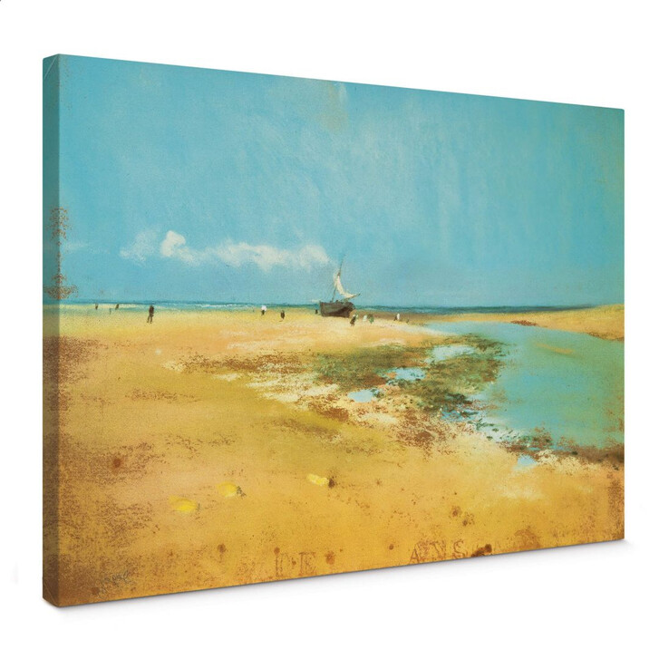 Leinwandbild Degas - Strand bei Ebbe - WA138074