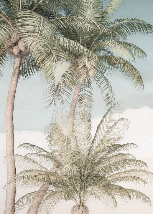 Digitaldrucktapete Palm Oasis - KOR2-003